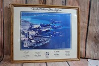 Blue Angels 1988 Framed Signed