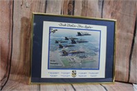 Blue Angels Framed Signed 1991