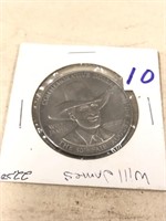 Will James Commemorative dollar 1968