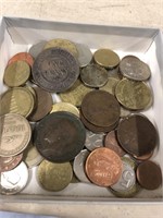 Foreign coin collection, 1923 Australian penny,