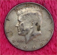 1966 Kennedy Half Dollar