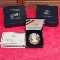 2009 Louis Braille Bicentennial Proof Silver