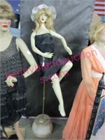 vintage smaller girl (child) mannequin on stand