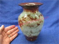 ewenny pottery wales 8in vase (england)