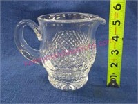 5in tall waterford crystal pitcher
