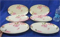 6 royal blossom lenox usa plates ($265 retail)