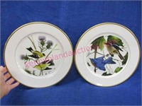 2 wallace hutschenreuther germany bird plates