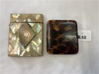 TORTOISE SHELL AND MOTHER OF PEARL
