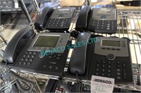 LOT, 4X CISCO IP PHONES (1 DISPLAY AS-IS)