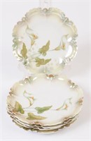 Set of 5 Lily Plates
