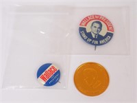 Three Vintage George Wallace Political Items