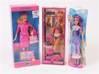 Three Collectible Barbie Dolls