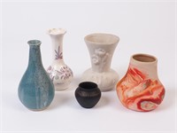 Van Briggle Vase plus 4 others