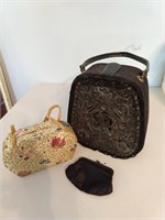 Vintage Purses with Coin Pouch