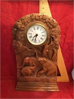 Thailand wood clock