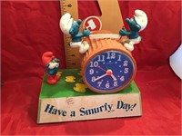 Smurfs clock