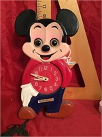 Mickey Mouse weight driven clock