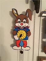 German bunny rabbit clock