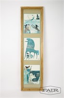 Set of 3 Greek Mythology Prints in Vertical Frame