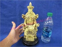 chinese emperor figurine - 10in tall