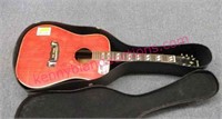 vintage cortley guitar in case (mdl: CF65h)