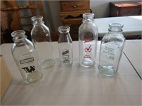 Selection Milk Bottles
