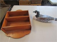 Canadian Collection Decoy & Wood Shelves