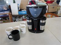 Toaster's Coffee Maker & Mugs