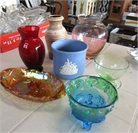 Vases, Canada Pottery, Carnival Glass, Etc