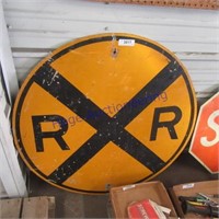 Railroad sign, 36" wide