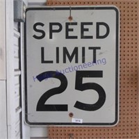 Speed Limit 25 sign, 30 x 24"