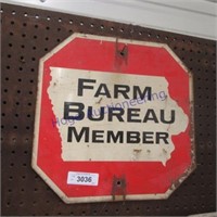 Farm Bureau Member sign, 15" square