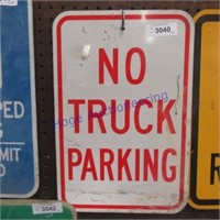No Truck Parking, 18 x 12
