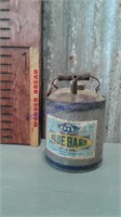 Blue Band oil can, approx 1 gallon