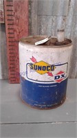Sunoco DX 5 gallon can