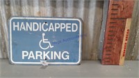 Handicapped Parking sign, 12 x 18