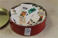 TIN OF STAMPS