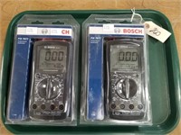 2-New Bosch Fix 7677 Professional Multimeters