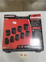 Powerbuilt SAE 9-Piece Impact Socket Set