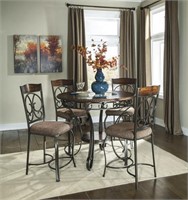 Ashley D329 Glambrey 5 pc Counter Dining Suite