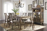 Ashley D719 Flynnter Dining Table & 6 Chairs