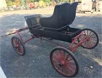 Sayers Runabout Buggy with Leather Driving Harness