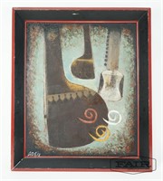 Original Painting of String Instruments