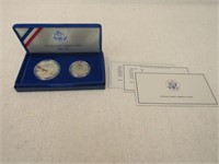 1986 U.S. Liberty Proof Two-Coin Set-