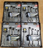 4 GEARWRENCH COMBINATION WRENCH SETS