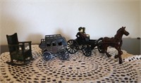 Amish Wagon, Wagon Pencil Sharpener & Rocker