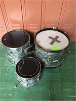 Three drums as it is