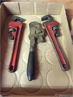 Ridgid & Globe Master Pipe Wrenches