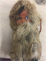 Alaskan native doll made with real fur