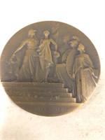 Early French bronze medallion two and